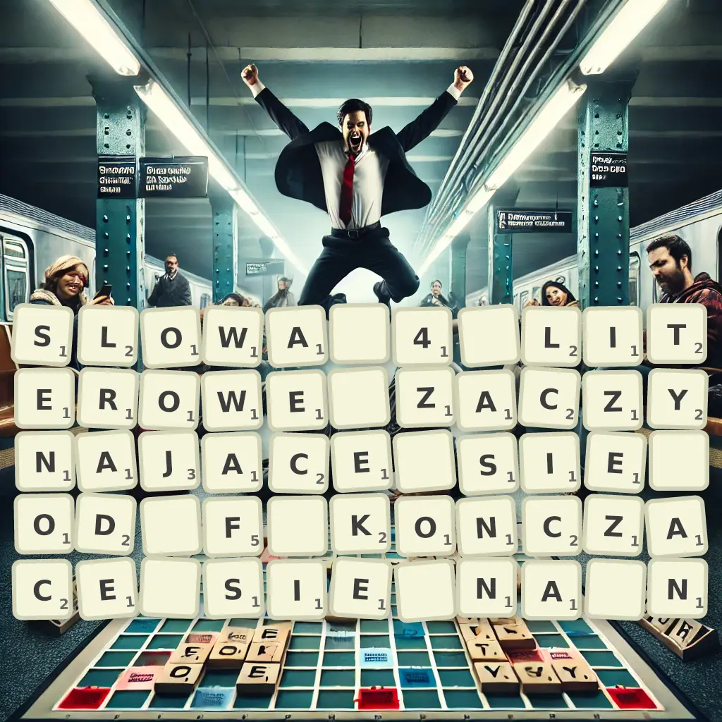 Słowa 4-literowe, zaczynające się od F, kończące się na Ń