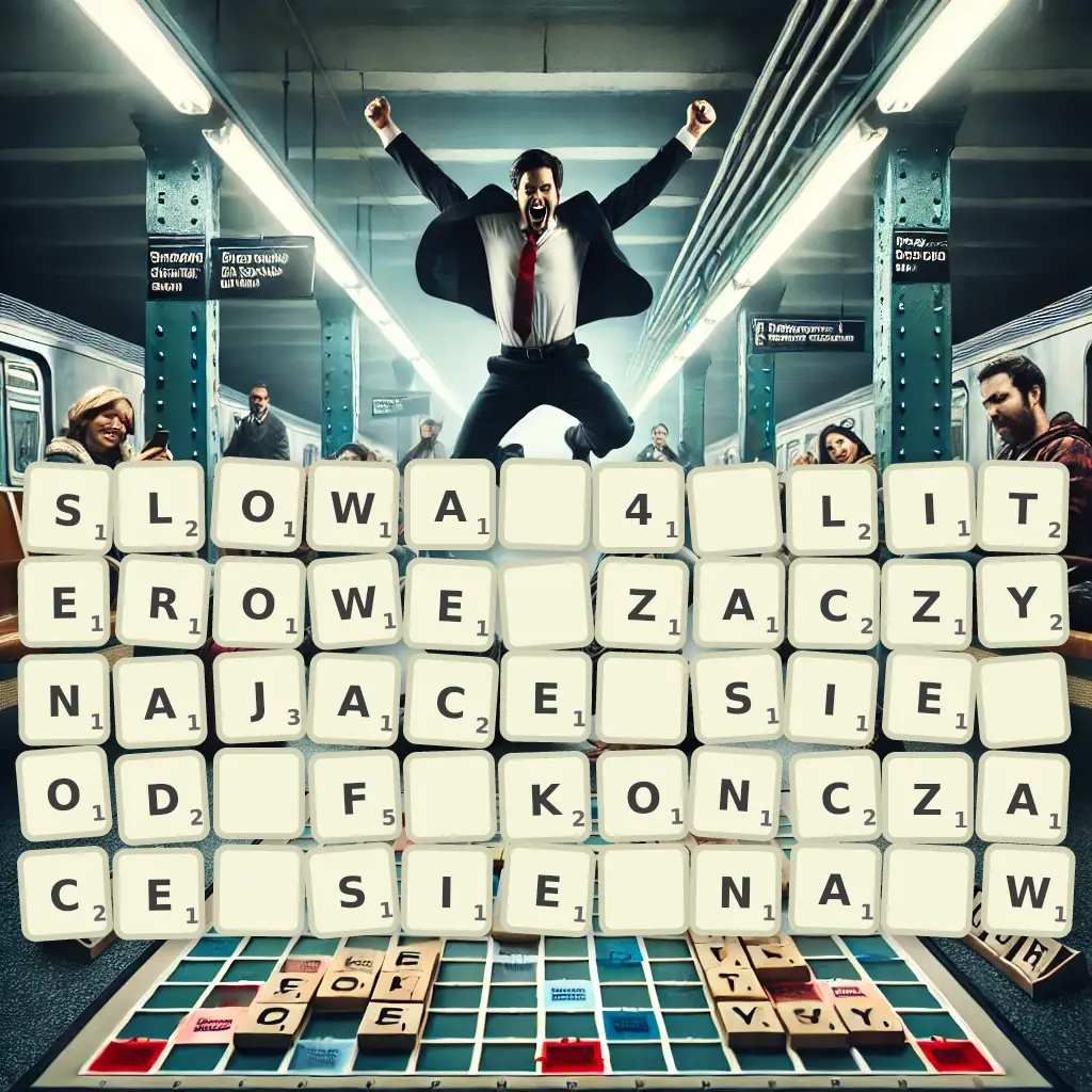 Słowa 4-literowe, zaczynające się od F, kończące się na W