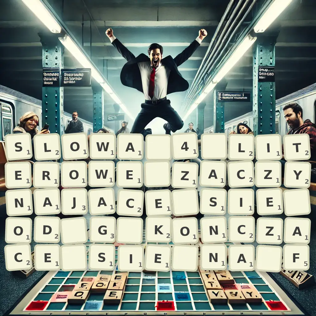 Słowa 4-literowe, zaczynające się od G, kończące się na F