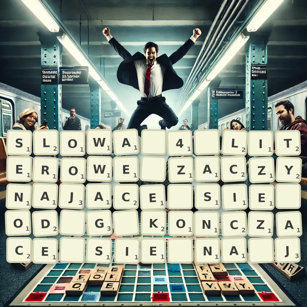 Słowa 4-literowe, zaczynające się od G, kończące się na J