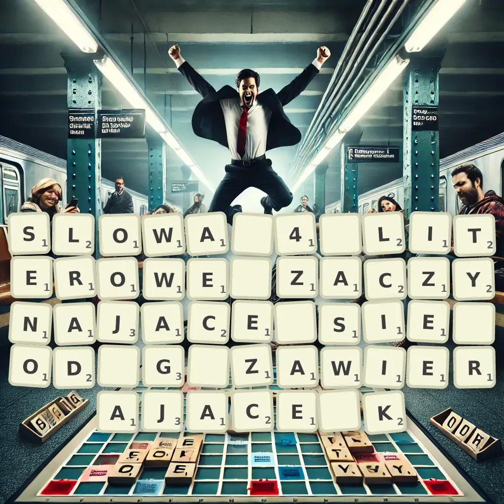 Słowa 4-literowe, zaczynające się od G, zawierające K