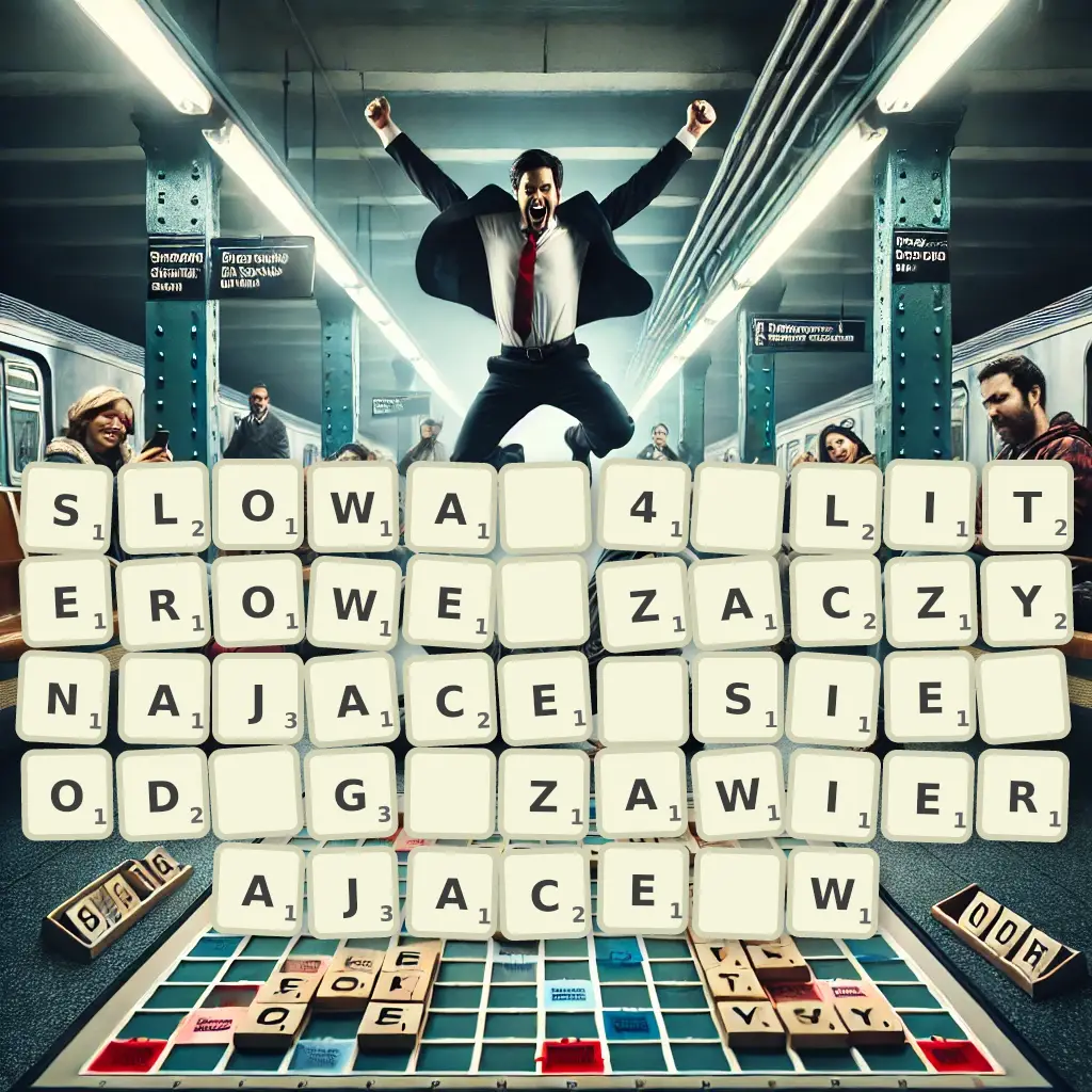 Słowa 4-literowe, zaczynające się od G, zawierające W