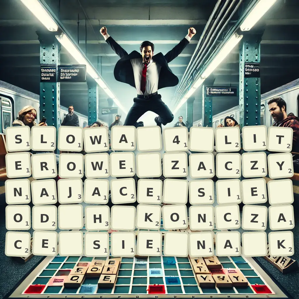 Słowa 4-literowe, zaczynające się od H, kończące się na K