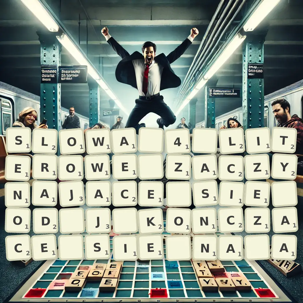 Słowa 4-literowe, zaczynające się od J, kończące się na A