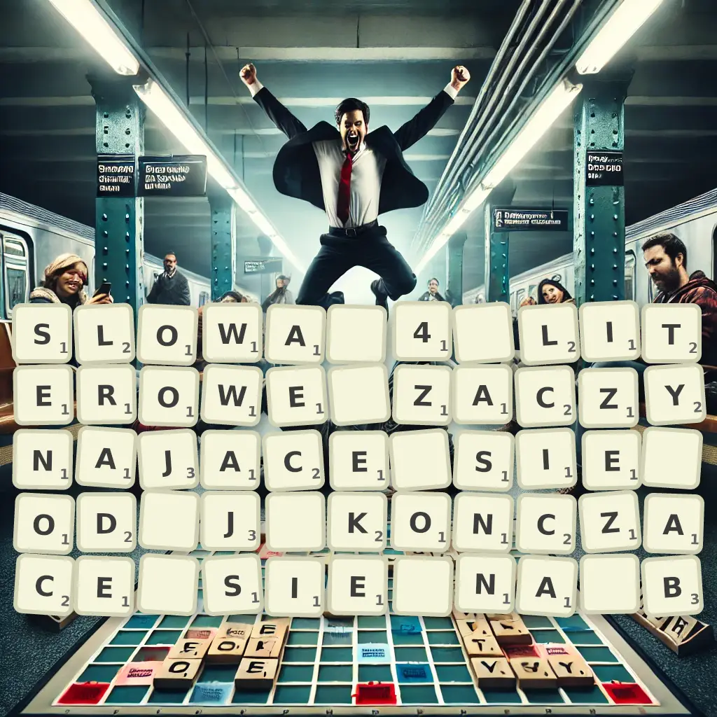 Słowa 4-literowe, zaczynające się od J, kończące się na B