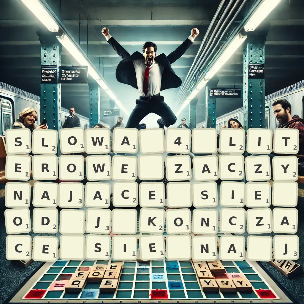 Słowa 4-literowe, zaczynające się od J, kończące się na J