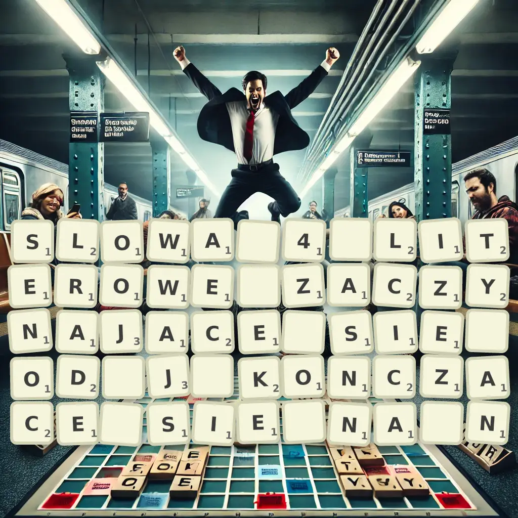 Słowa 4-literowe, zaczynające się od J, kończące się na Ń