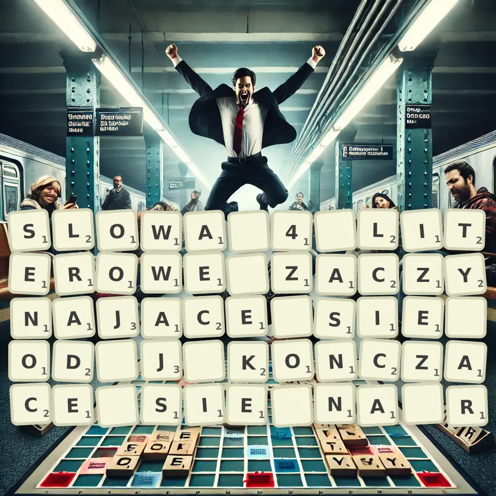 Słowa 4-literowe, zaczynające się od J, kończące się na R