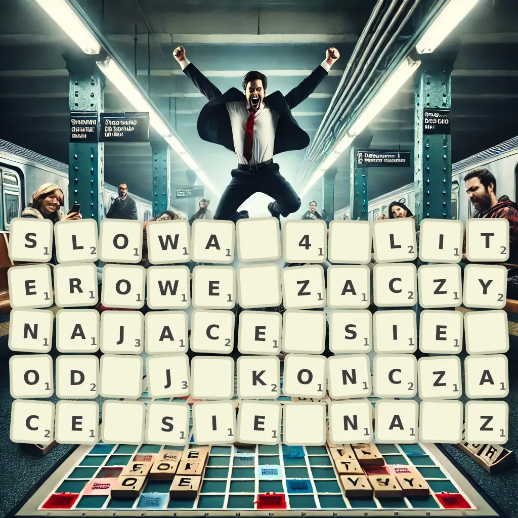 Słowa 4-literowe, zaczynające się od J, kończące się na Z