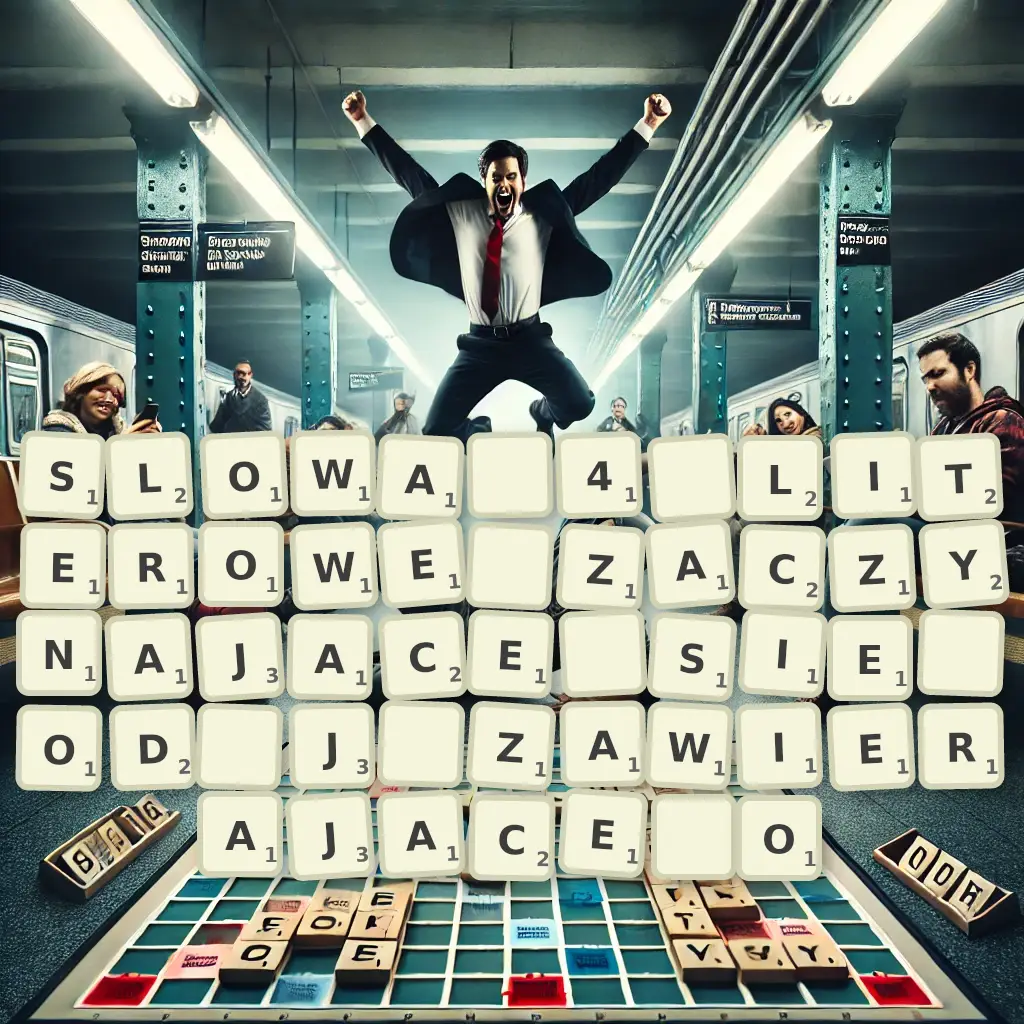 Słowa 4-literowe, zaczynające się od J, zawierające O