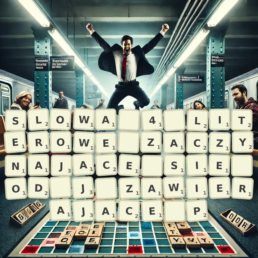 Słowa 4-literowe, zaczynające się od J, zawierające P