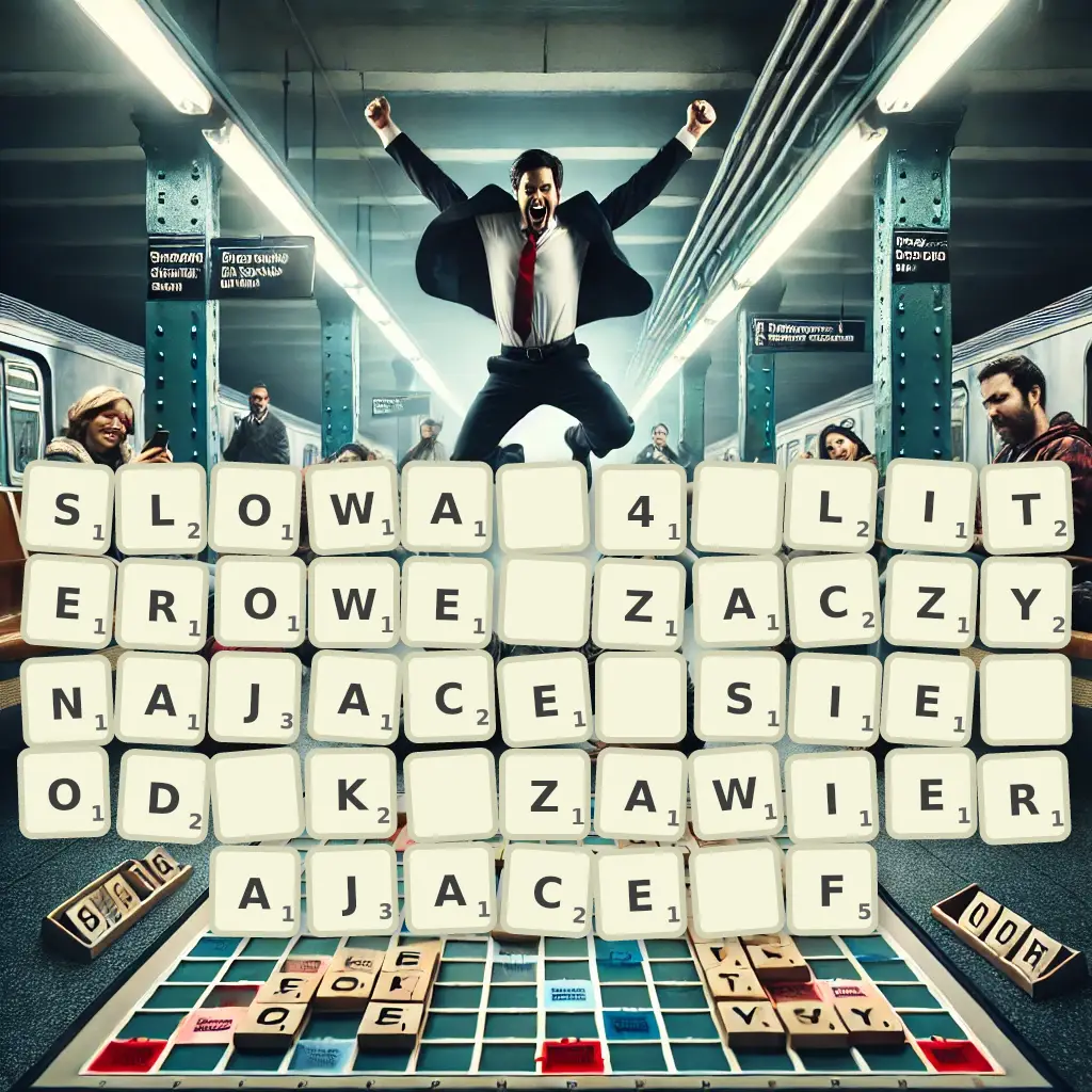Słowa 4-literowe, zaczynające się od K, zawierające F