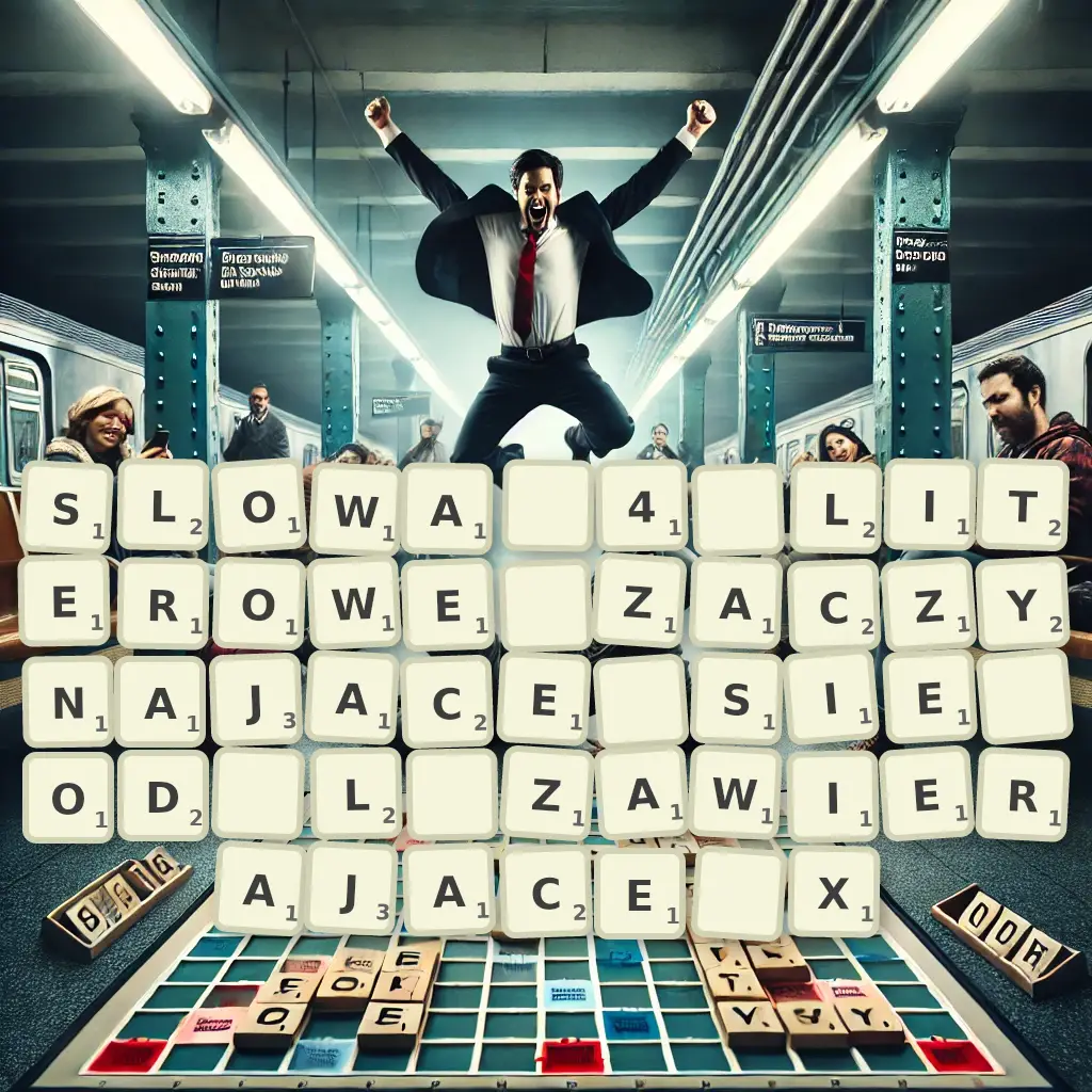 Słowa 4-literowe, zaczynające się od L, zawierające X