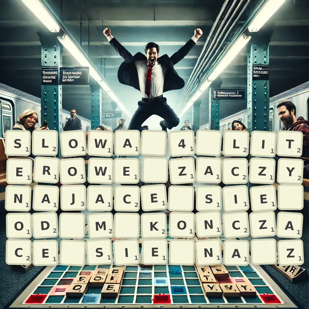 Słowa 4-literowe, zaczynające się od M, kończące się na Ż