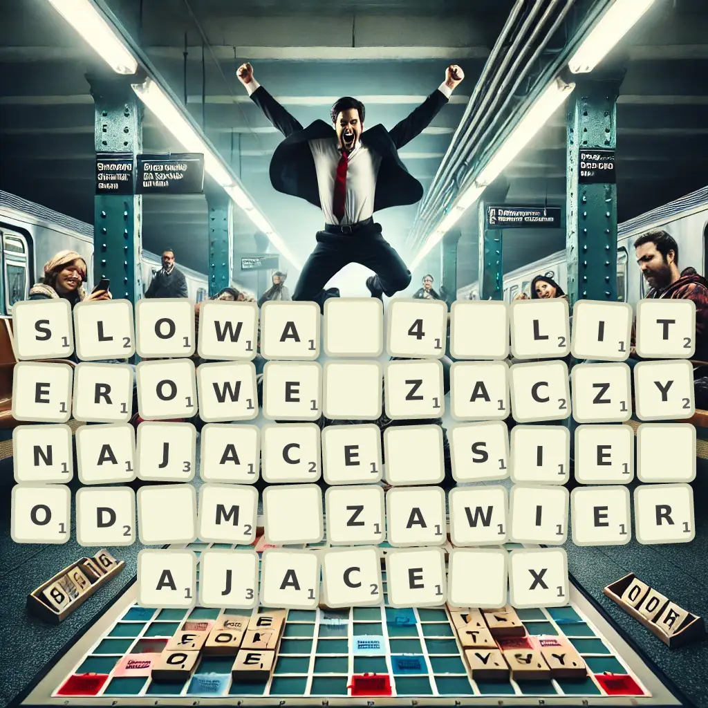 Słowa 4-literowe, zaczynające się od M, zawierające X