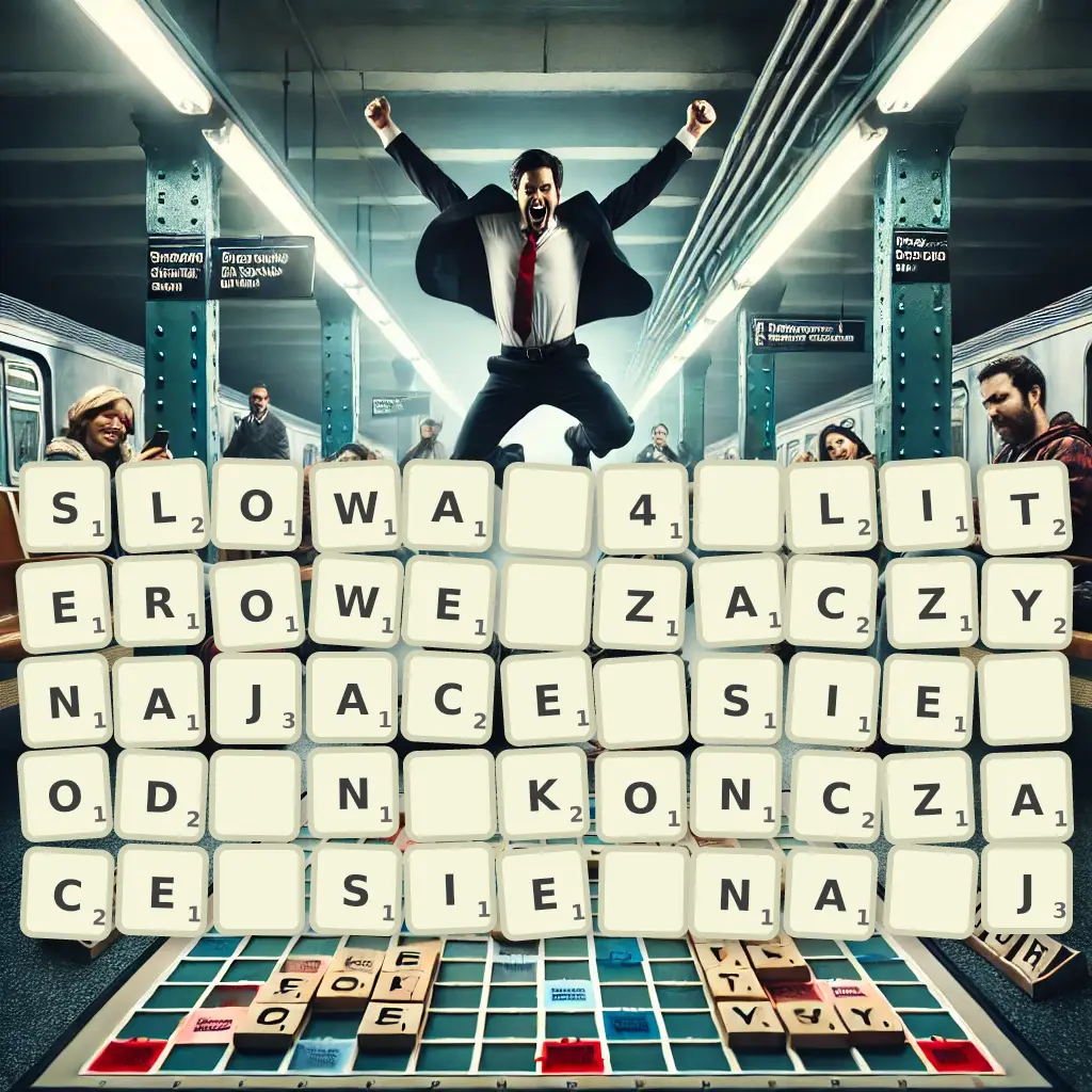 Słowa 4-literowe, zaczynające się od N, kończące się na J