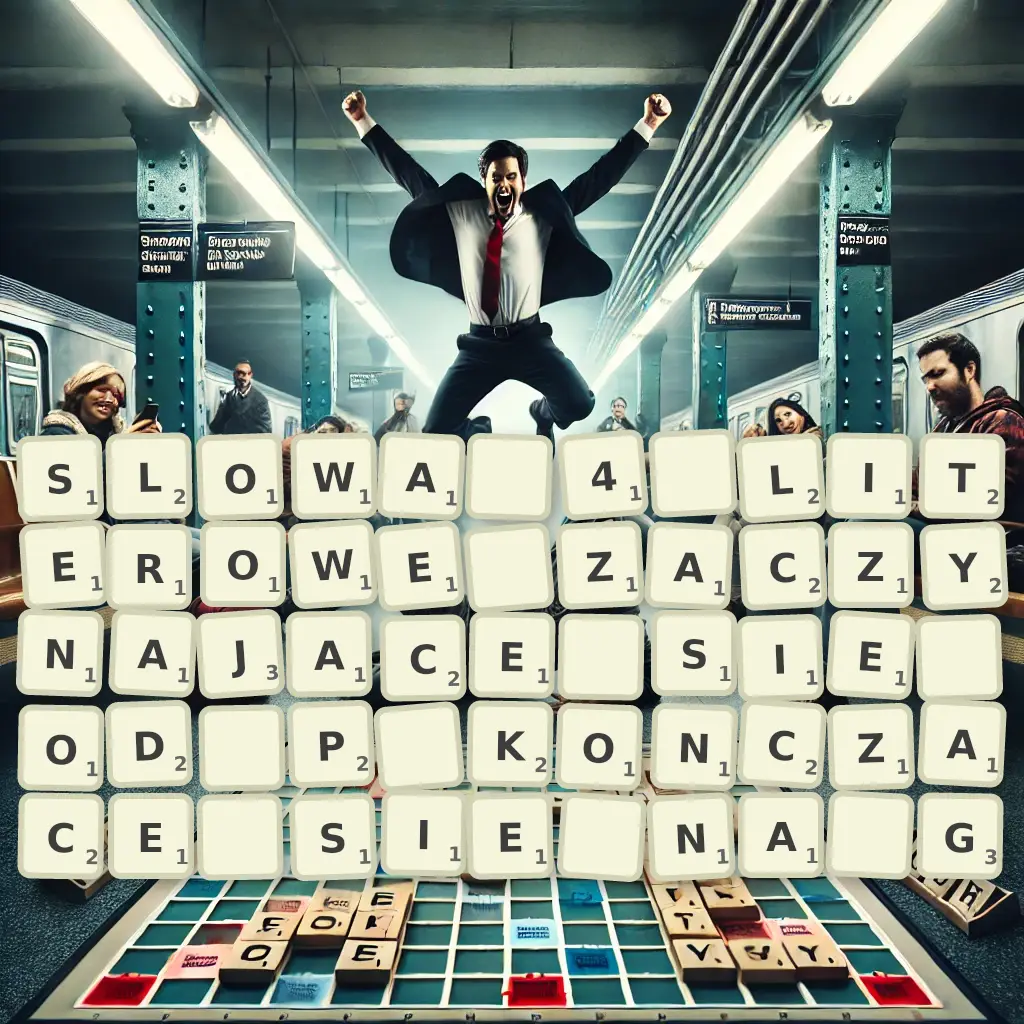 Słowa 4-literowe, zaczynające się od P, kończące się na G