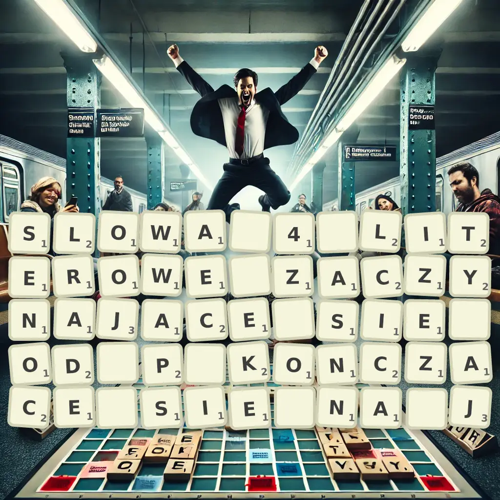 Słowa 4-literowe, zaczynające się od P, kończące się na J