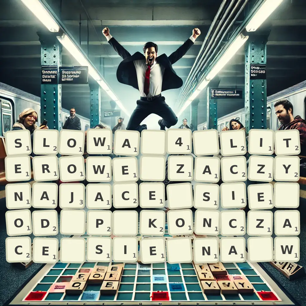 Słowa 4-literowe, zaczynające się od P, kończące się na W