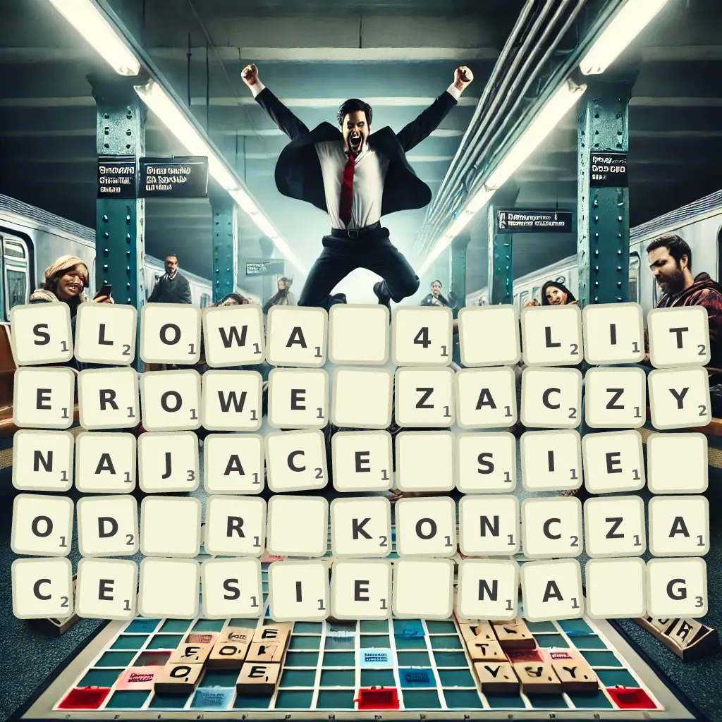 Słowa 4-literowe, zaczynające się od R, kończące się na G