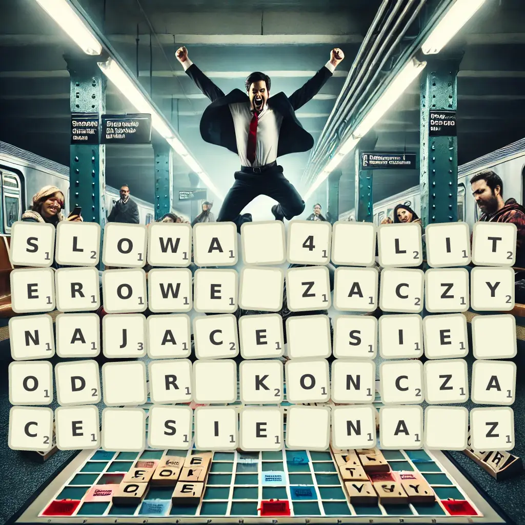 Słowa 4-literowe, zaczynające się od R, kończące się na Z