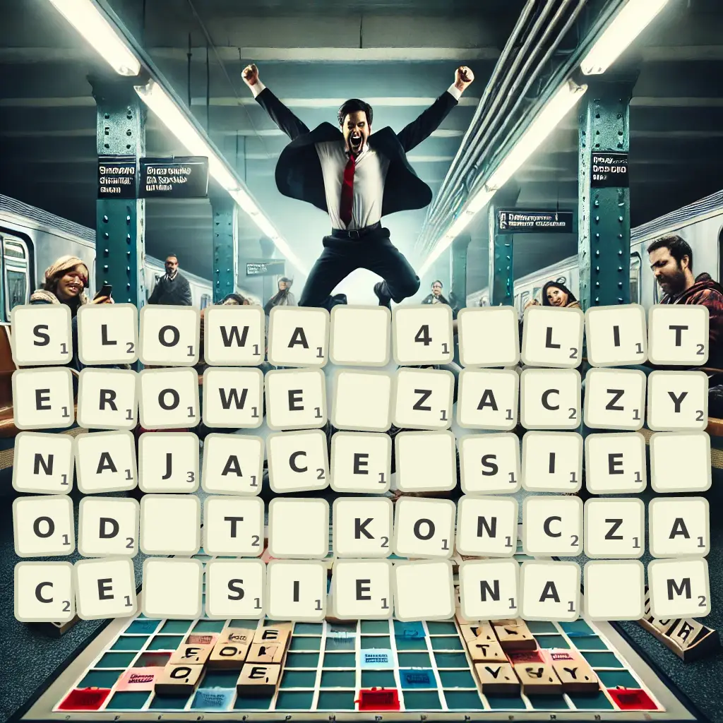 Słowa 4-literowe, zaczynające się od T, kończące się na M
