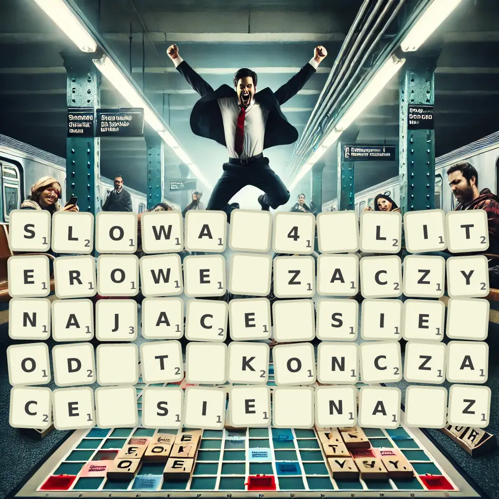 Słowa 4-literowe, zaczynające się od T, kończące się na Z