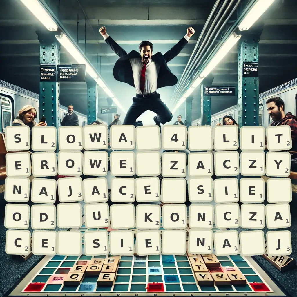 Słowa 4-literowe, zaczynające się od U, kończące się na J