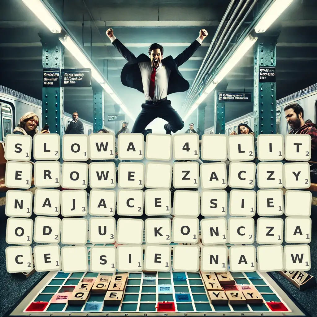 Słowa 4-literowe, zaczynające się od U, kończące się na W