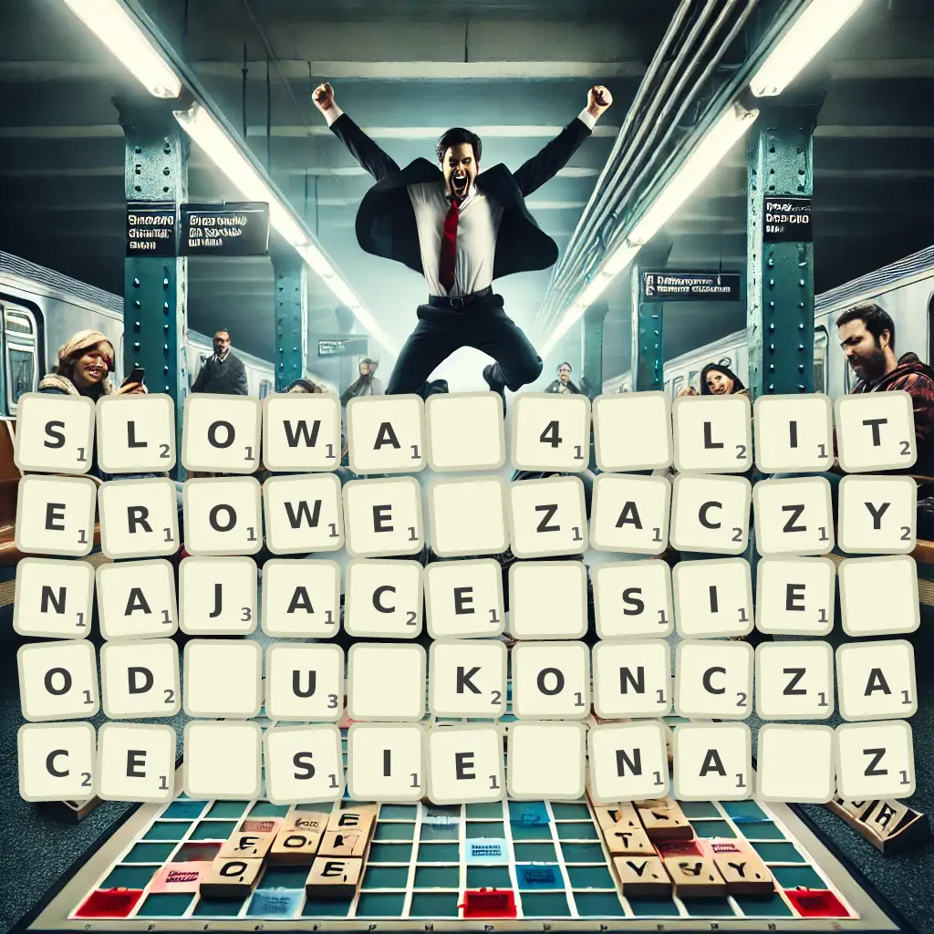 Słowa 4-literowe, zaczynające się od U, kończące się na Ż