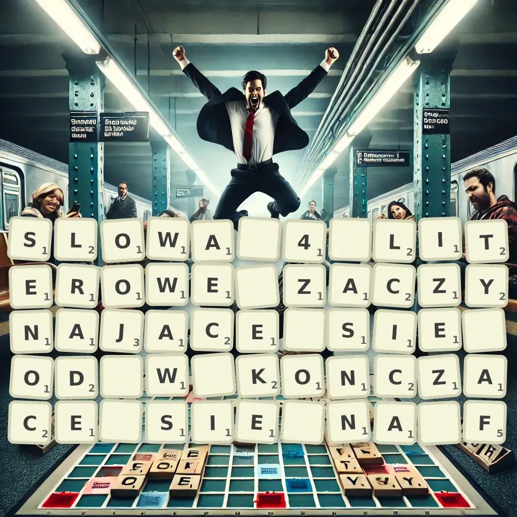 Słowa 4-literowe, zaczynające się od W, kończące się na F