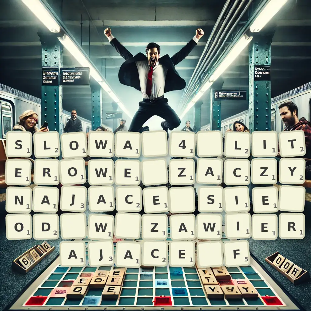 Słowa 4-literowe, zaczynające się od W, zawierające F