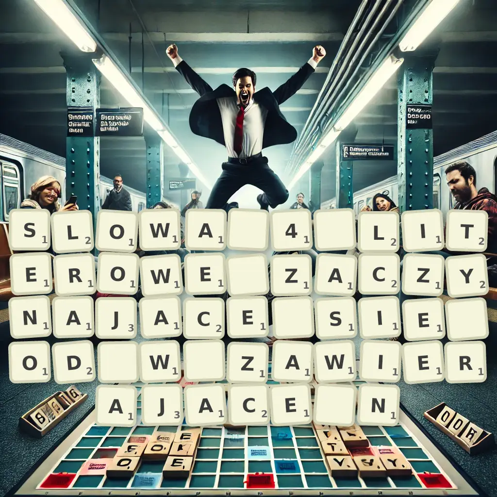 Słowa 4-literowe, zaczynające się od W, zawierające N