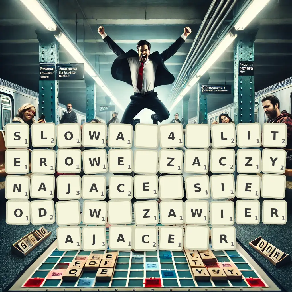 Słowa 4-literowe, zaczynające się od W, zawierające R