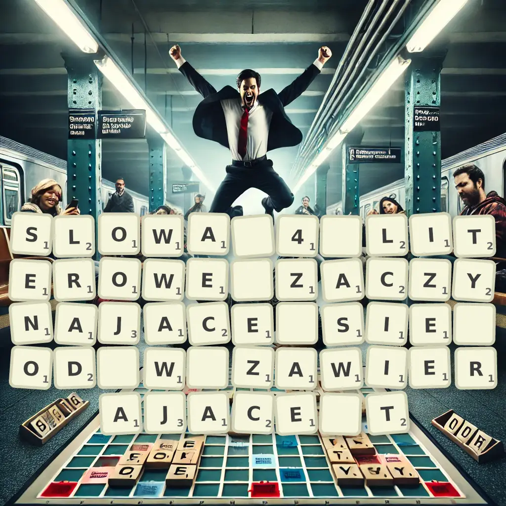 Słowa 4-literowe, zaczynające się od W, zawierające T