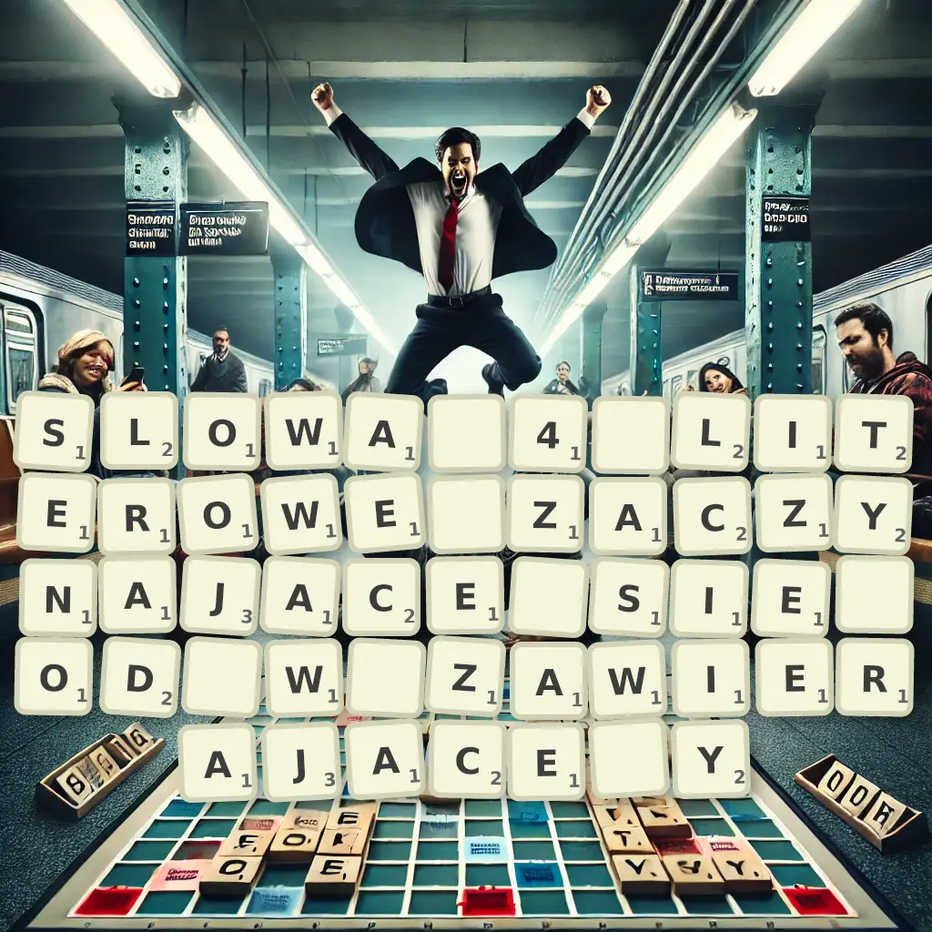 Słowa 4-literowe, zaczynające się od W, zawierające Y