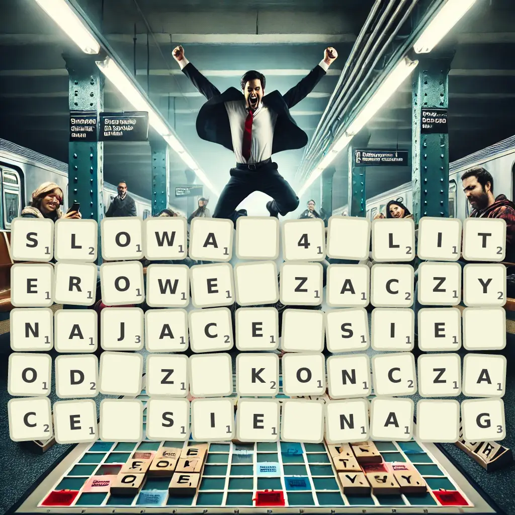 Słowa 4-literowe, zaczynające się od Z, kończące się na G