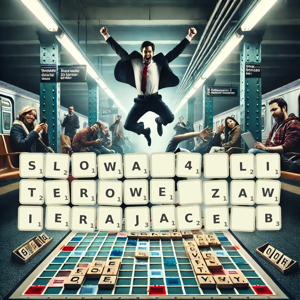 Słowa 4-literowe, zawierające B