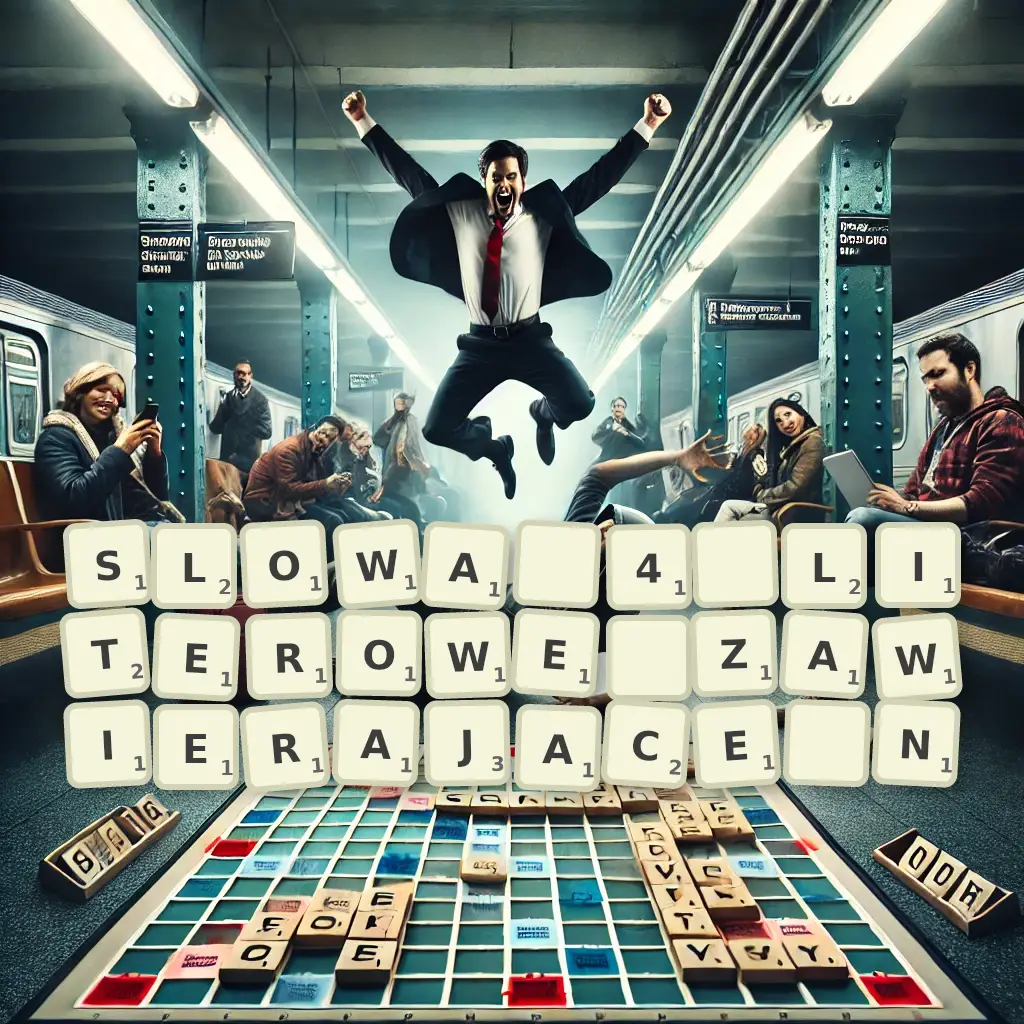 Słowa 4-literowe, zawierające N