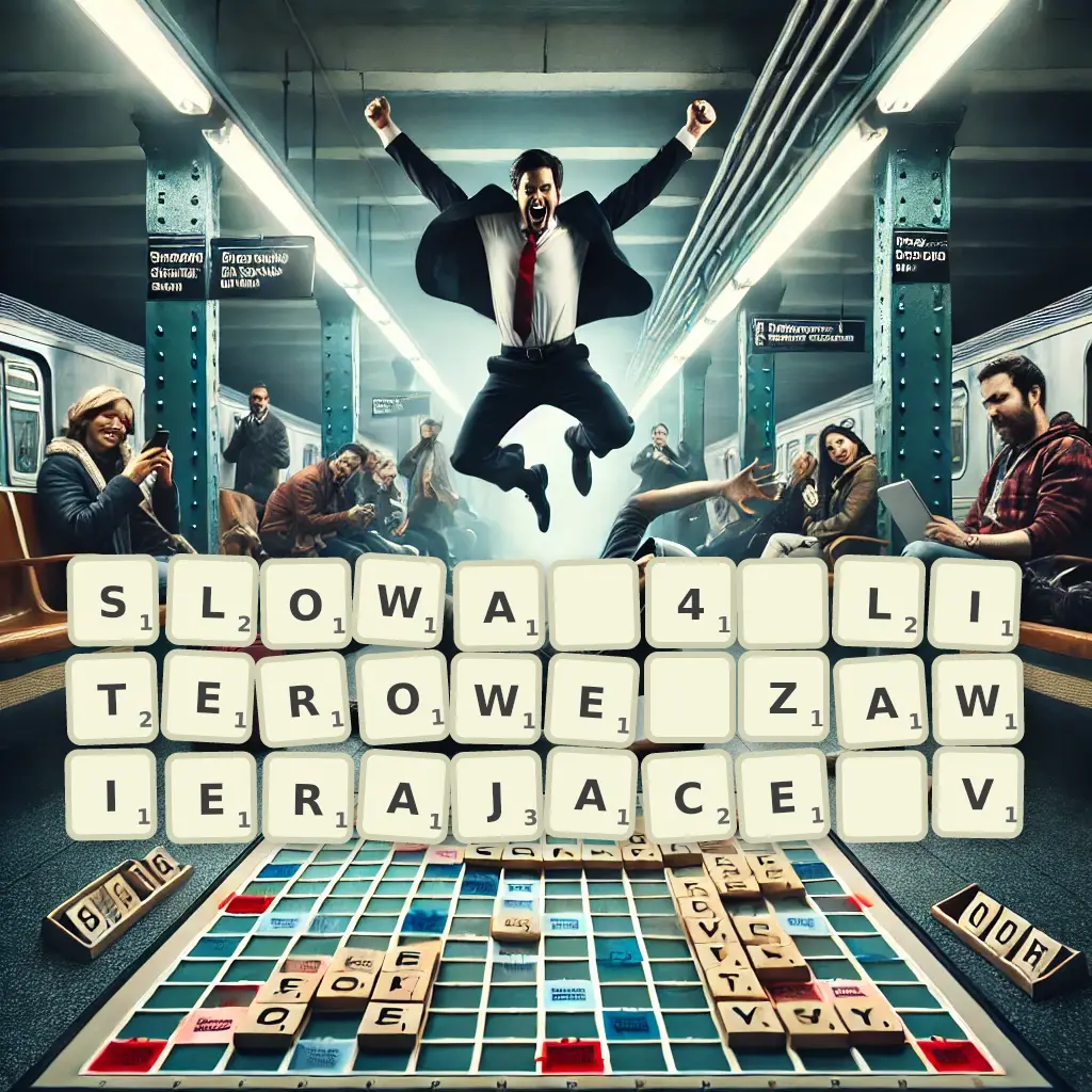Słowa 4-literowe, zawierające V
