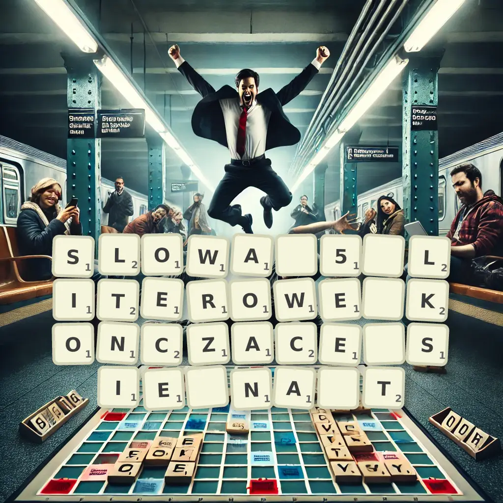 Słowa 5-literowe, kończące się na T