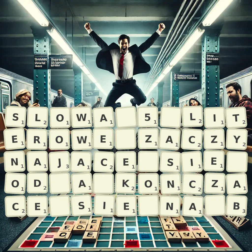 Słowa 5-literowe, zaczynające się od A, kończące się na B