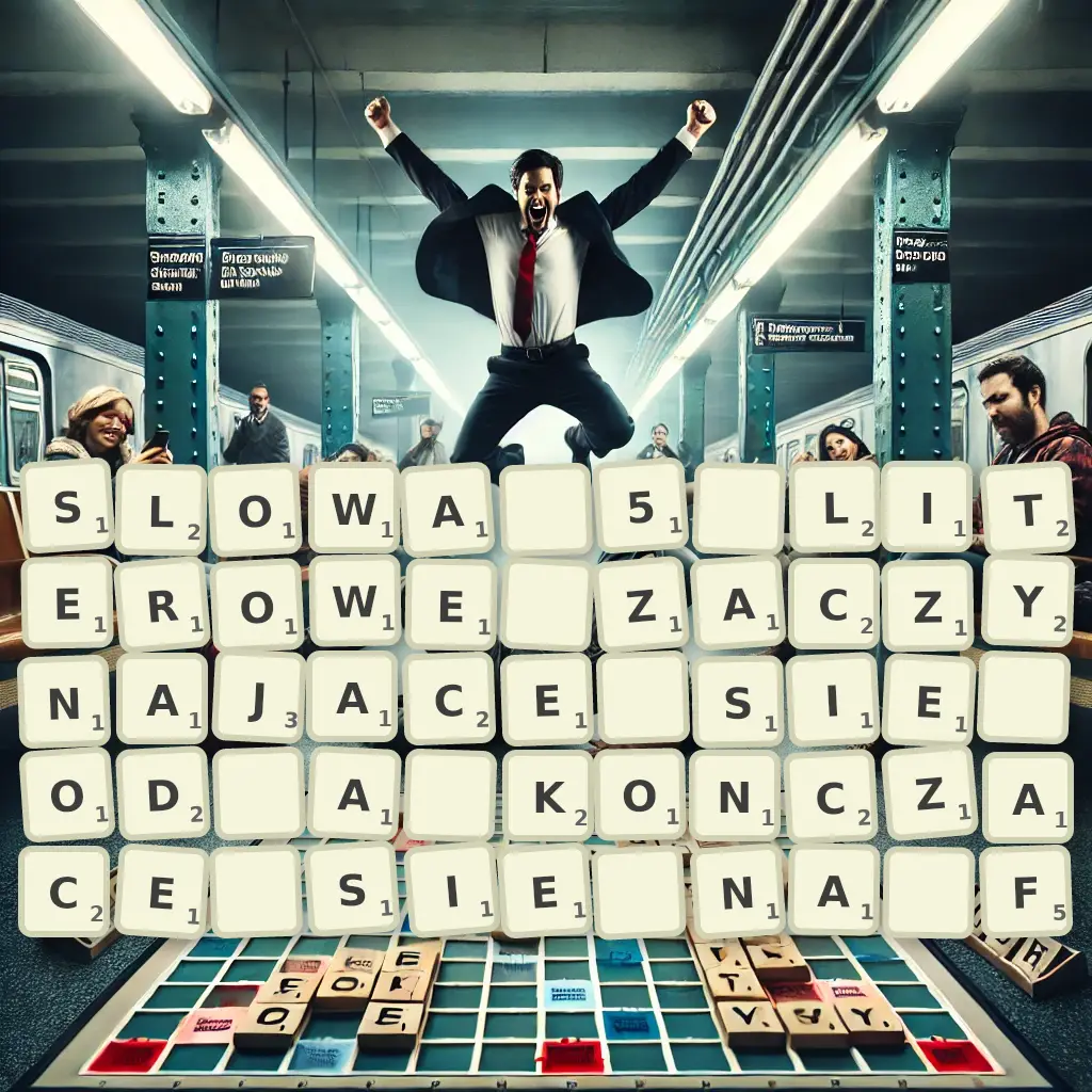 Słowa 5-literowe, zaczynające się od A, kończące się na F