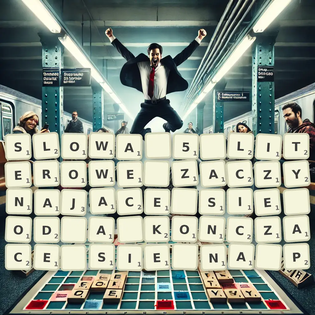 Słowa 5-literowe, zaczynające się od A, kończące się na P