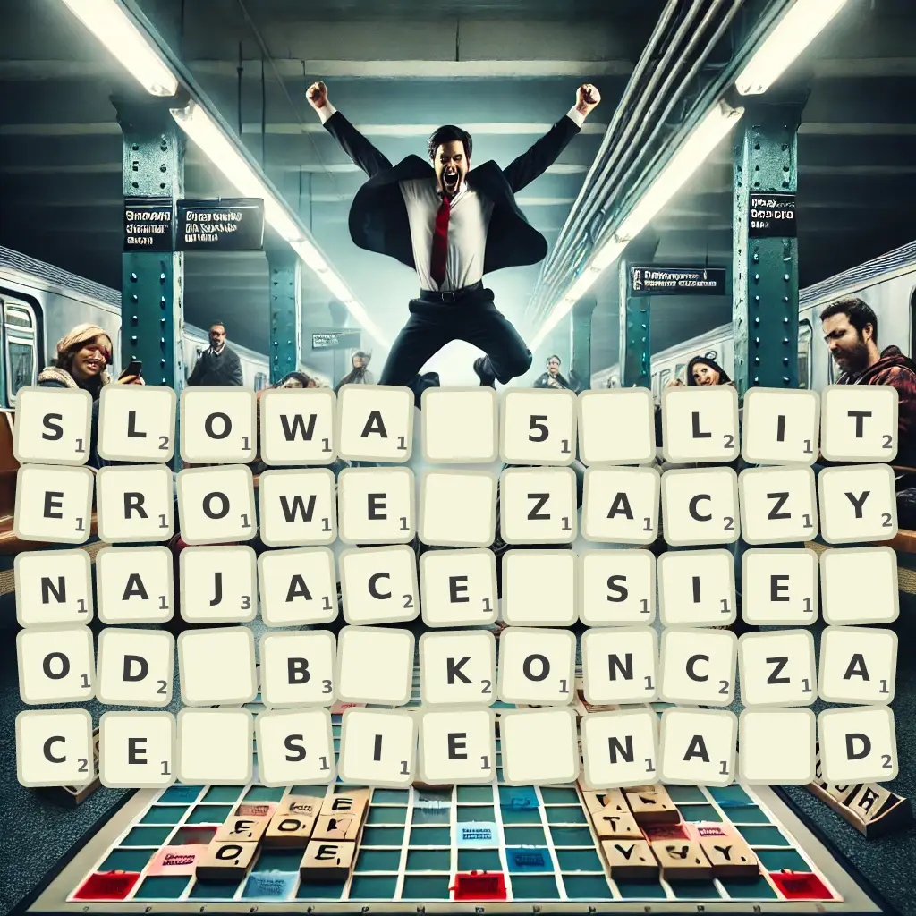 Słowa 5-literowe, zaczynające się od B, kończące się na D