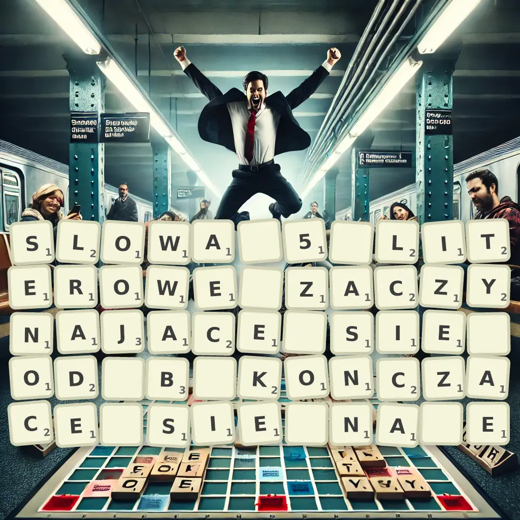 Słowa 5-literowe, zaczynające się od B, kończące się na E