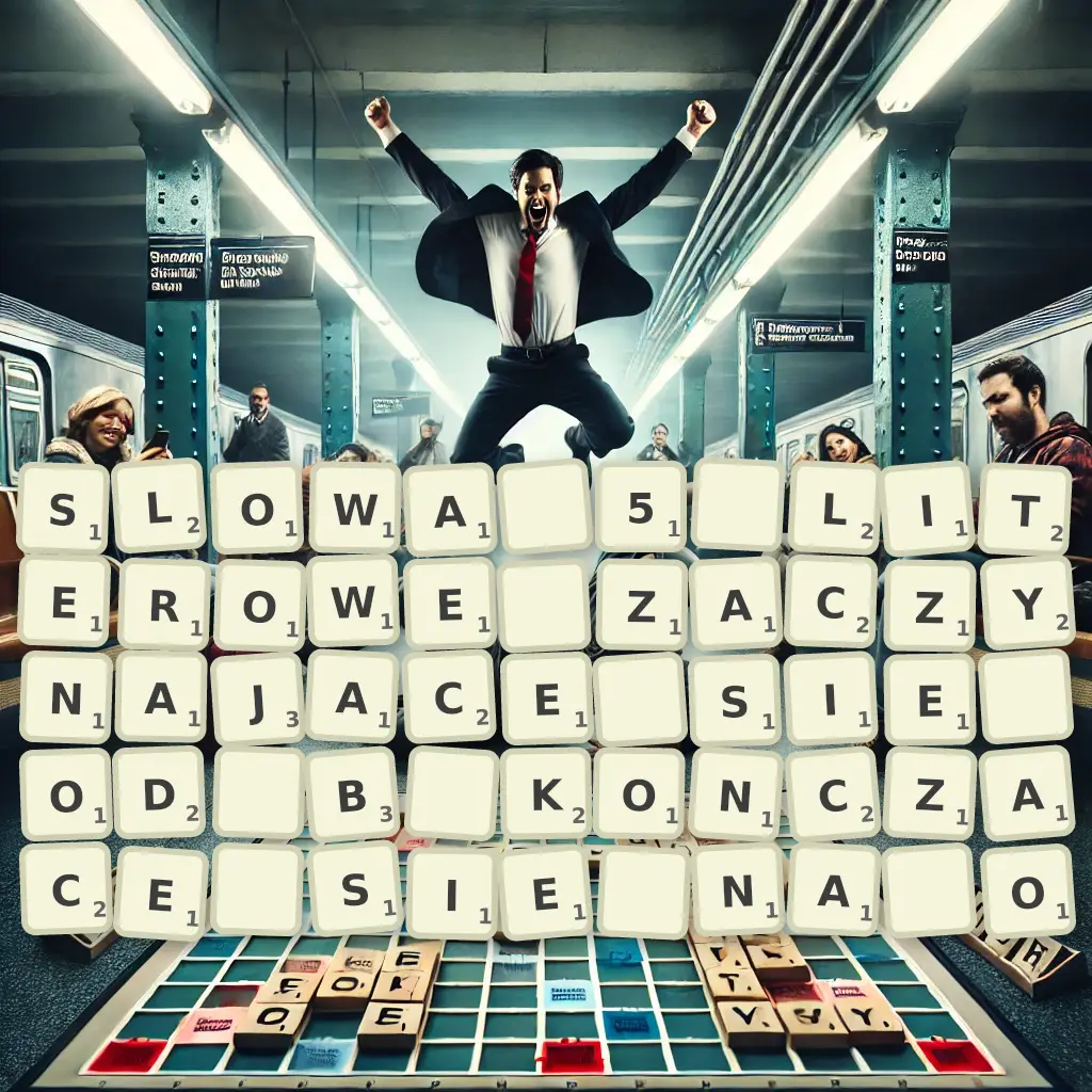 Słowa 5-literowe, zaczynające się od B, kończące się na O