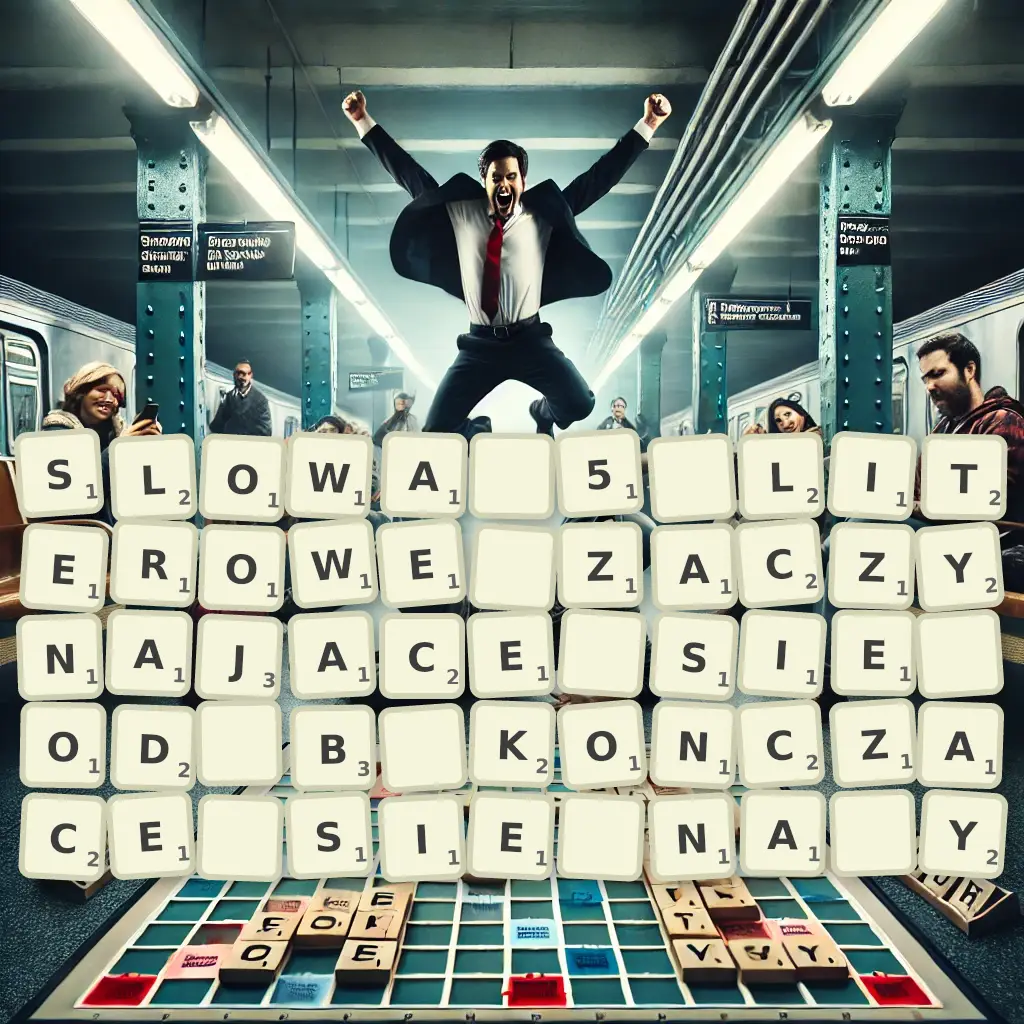 Słowa 5-literowe, zaczynające się od B, kończące się na Y