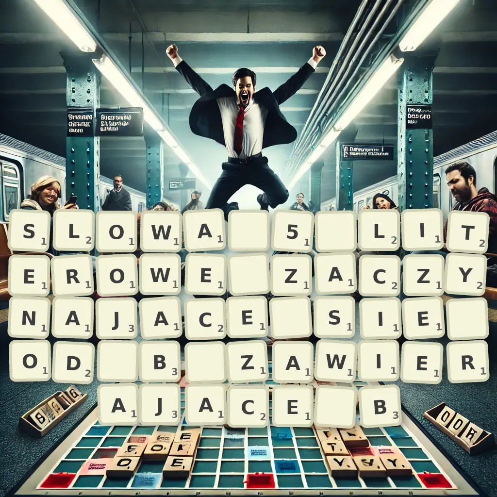 Słowa 5-literowe, zaczynające się od B, zawierające B