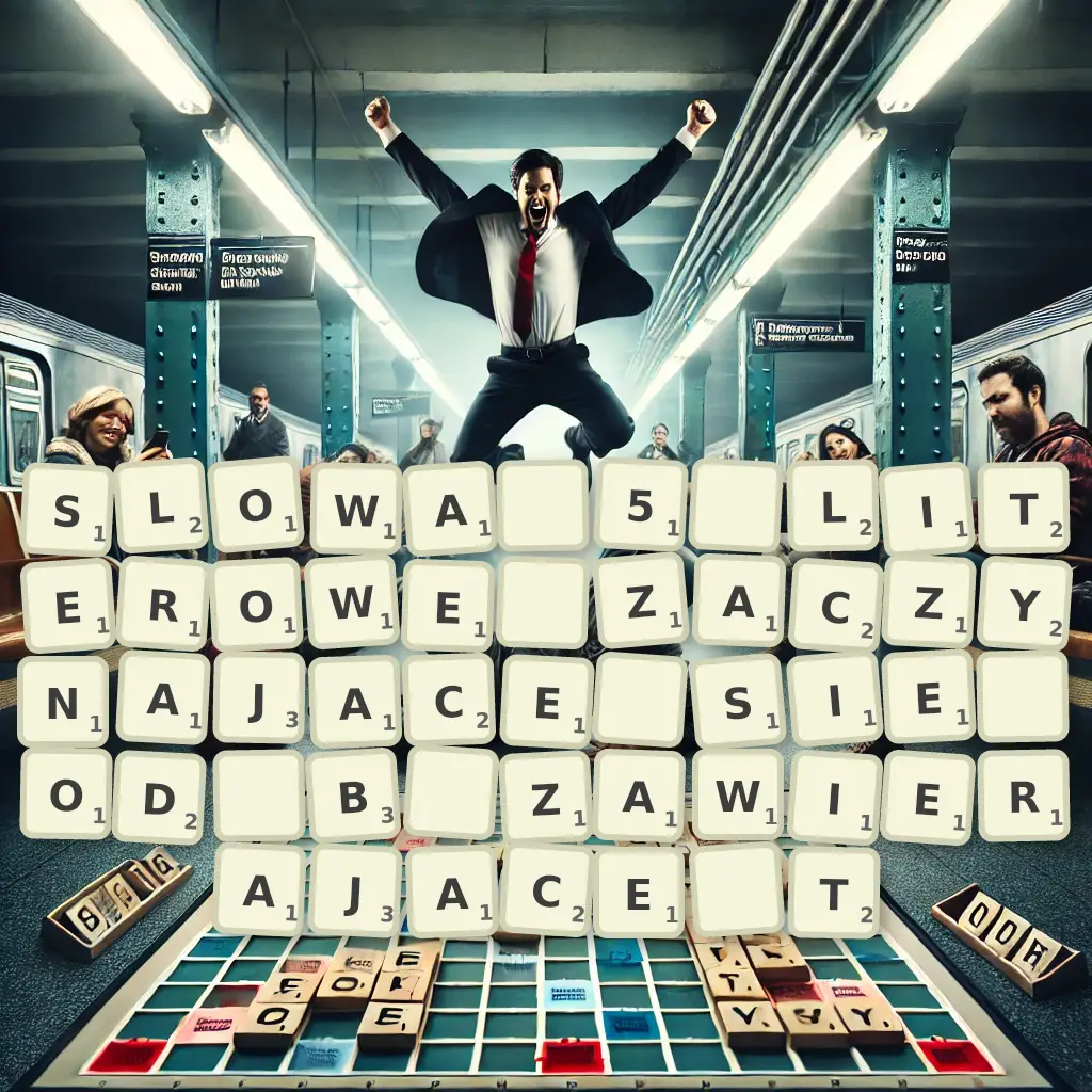 Słowa 5-literowe, zaczynające się od B, zawierające T